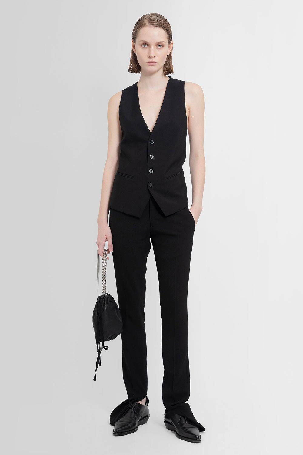 Antonioli ANN DEMEULEMEESTER WOMAN BLACK VESTS Comprane uno, ottenene uno gratis