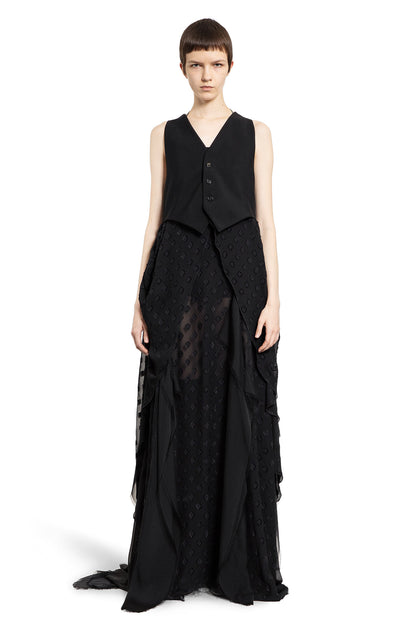 Antonioli ANN DEMEULEMEESTER WOMAN BLACK VESTS Offerte giornaliere
