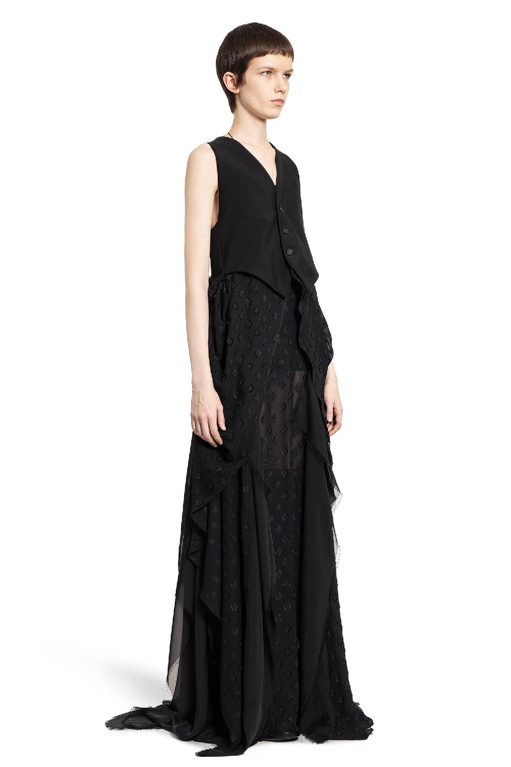 Antonioli ANN DEMEULEMEESTER WOMAN BLACK VESTS Offerte giornaliere
