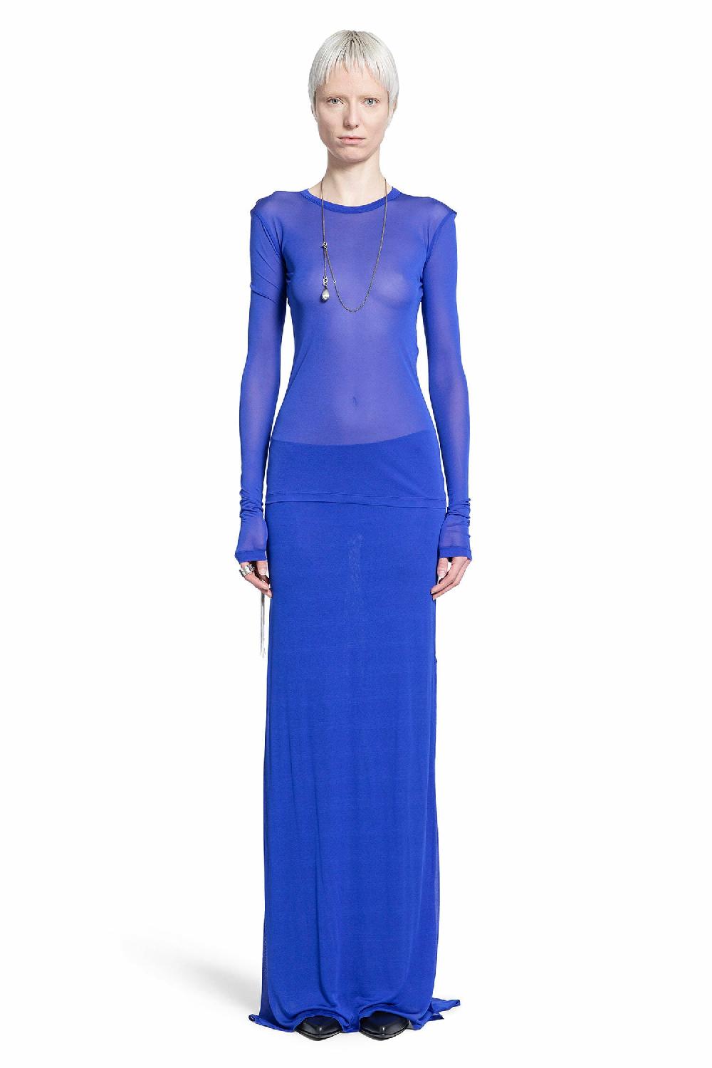Antonioli ANN DEMEULEMEESTER WOMAN BLUE SKIRTS Sconti VIP