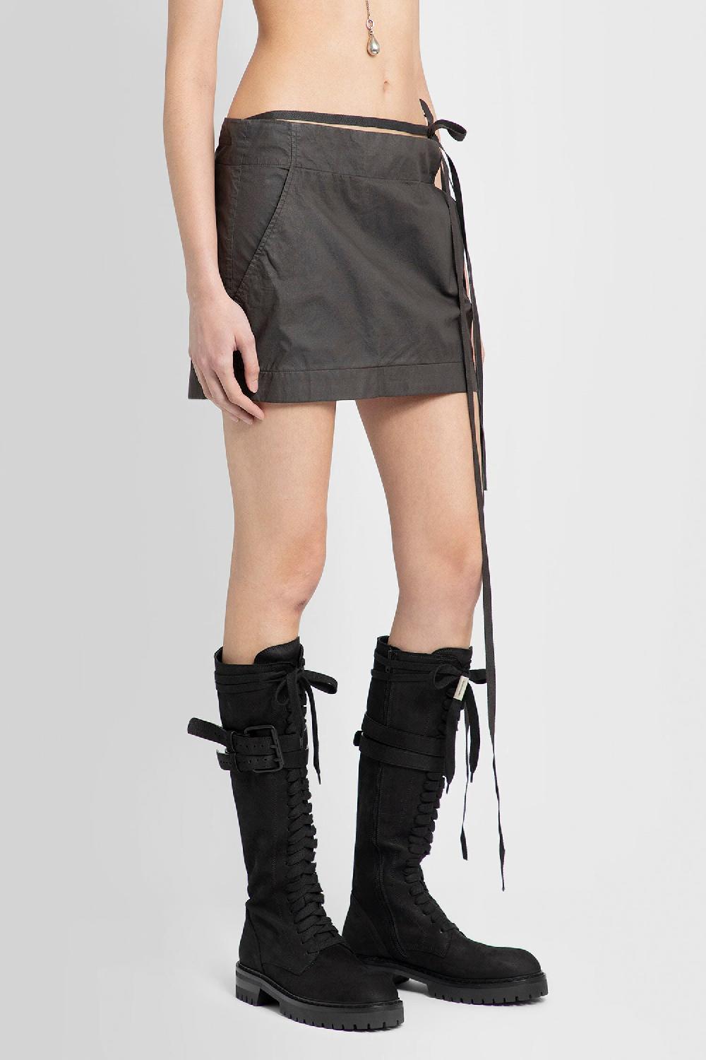Antonioli ANN DEMEULEMEESTER WOMAN BROWN SKIRTS Prezzo basso