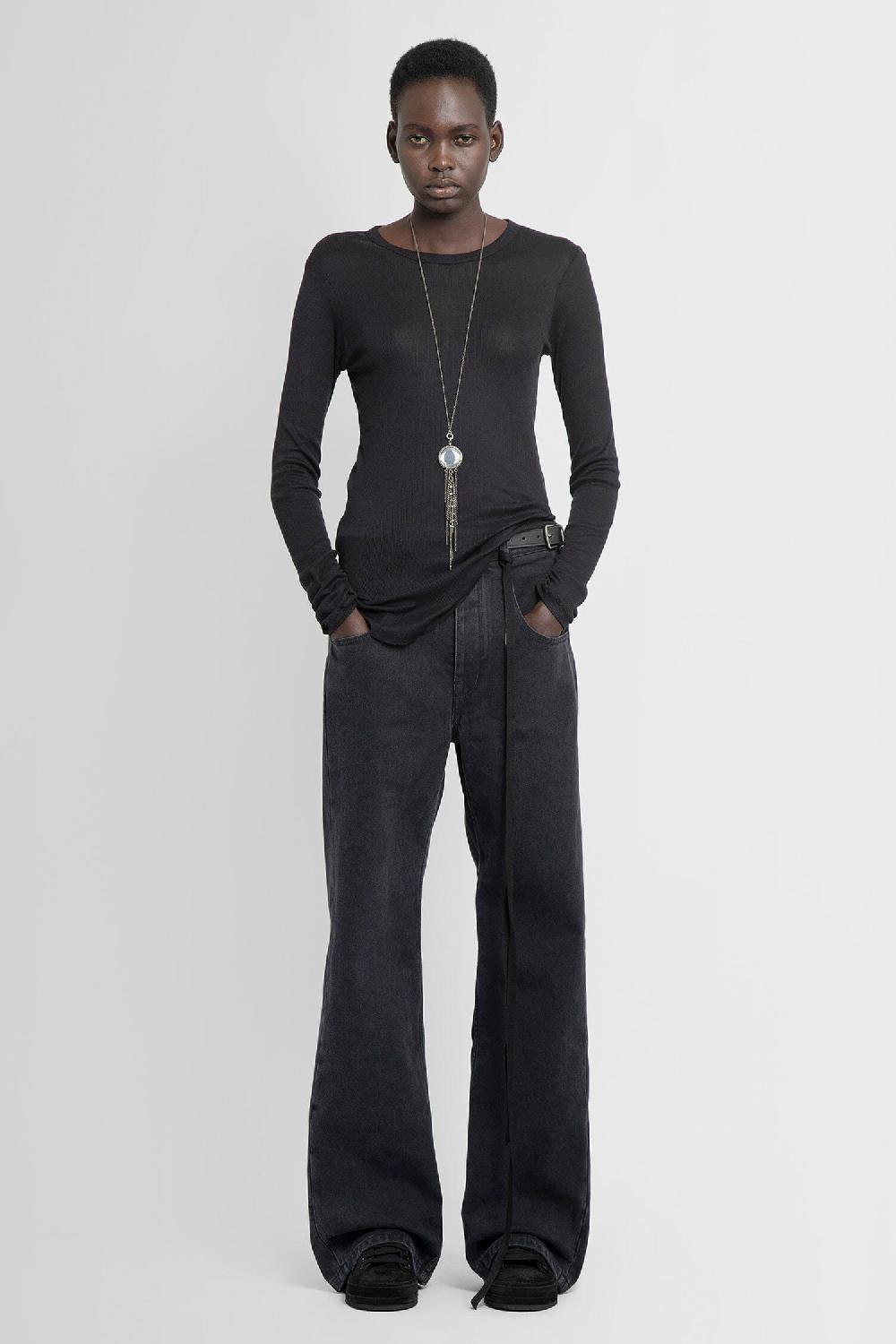 Antonioli ANN DEMEULEMEESTER WOMAN GREY JEANS Rilascio limitato