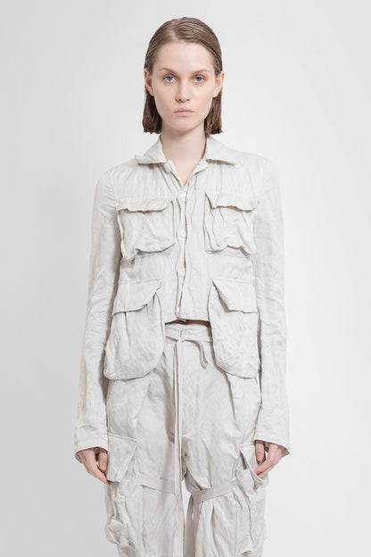 Antonioli ANN DEMEULEMEESTER WOMAN OFF-WHITE JACKETS Ultimi due giorni