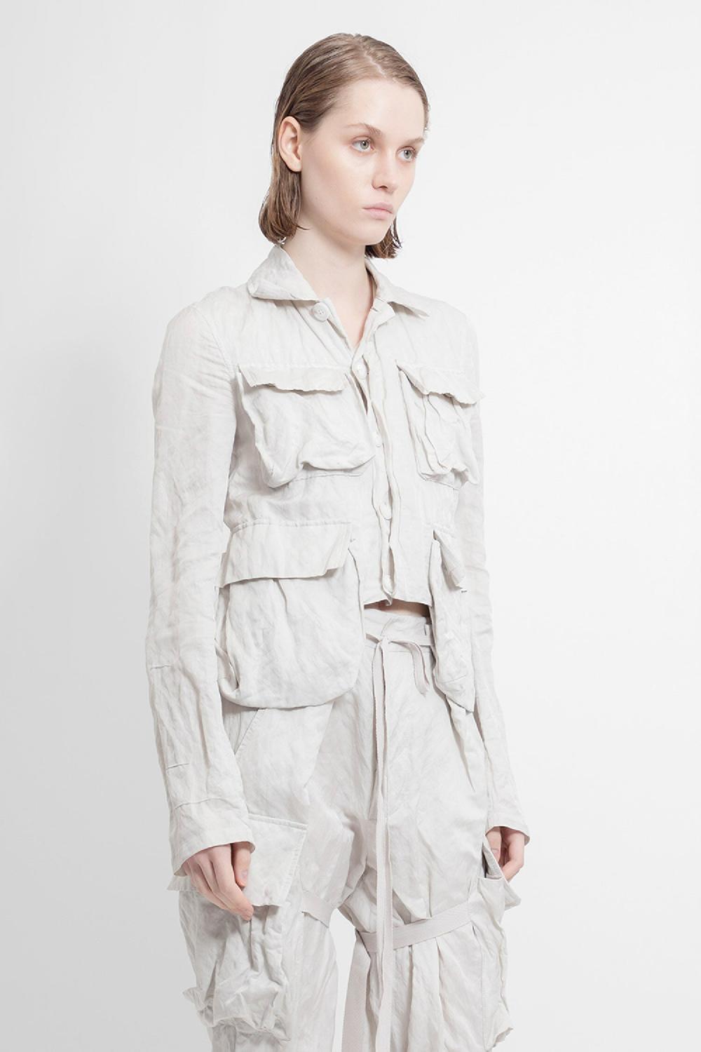 Antonioli ANN DEMEULEMEESTER WOMAN OFF-WHITE JACKETS Ultimi due giorni