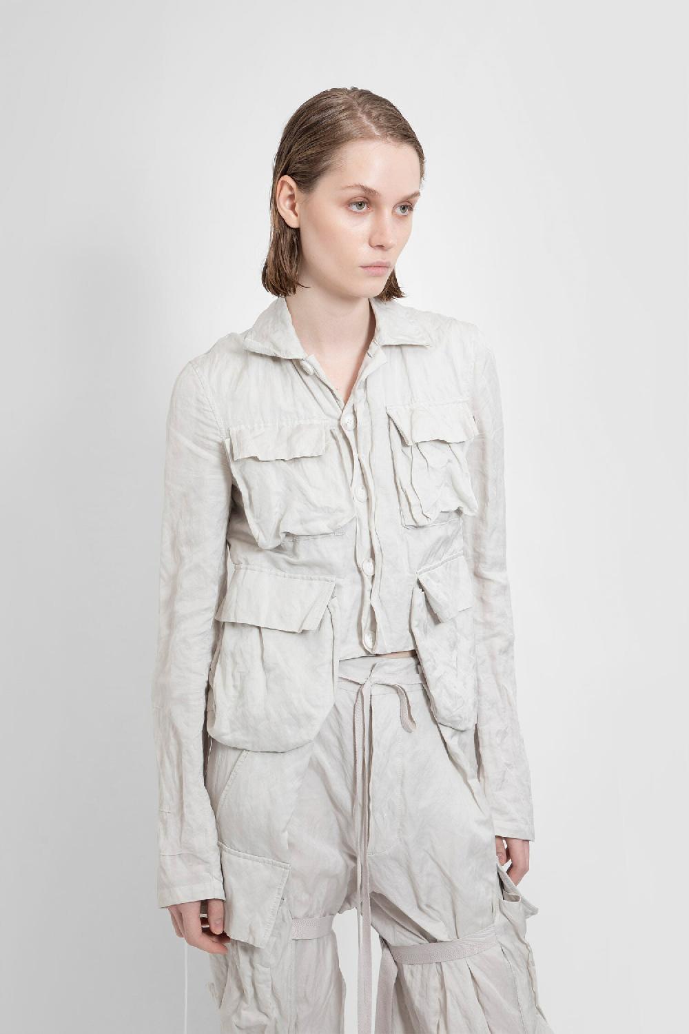 Antonioli ANN DEMEULEMEESTER WOMAN OFF-WHITE JACKETS Ultimi due giorni