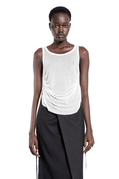 Antonioli ANN DEMEULEMEESTER WOMAN OFF-WHITE T-SHIRTS & TANK TOPS Promozione temporanea