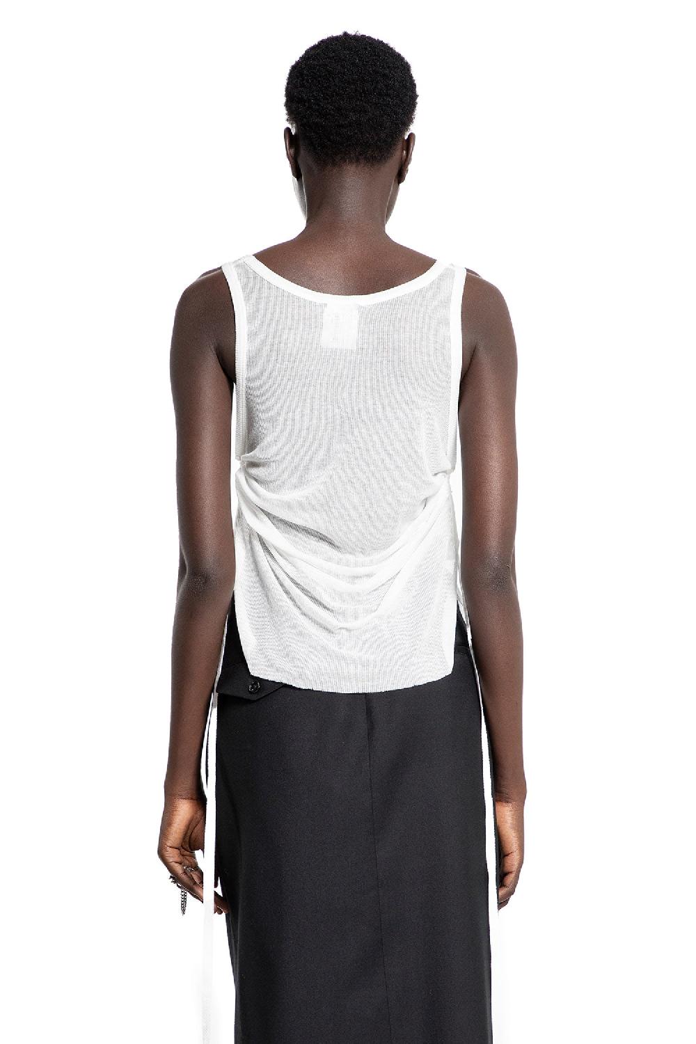 Antonioli ANN DEMEULEMEESTER WOMAN OFF-WHITE T-SHIRTS & TANK TOPS Promozione temporanea