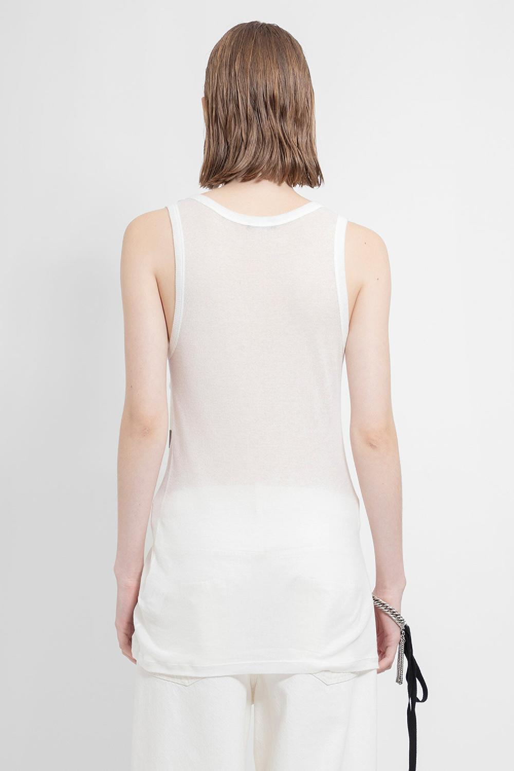 Antonioli ANN DEMEULEMEESTER WOMAN OFF-WHITE T-SHIRTS & TANK TOPS Fino al 50% di sconto