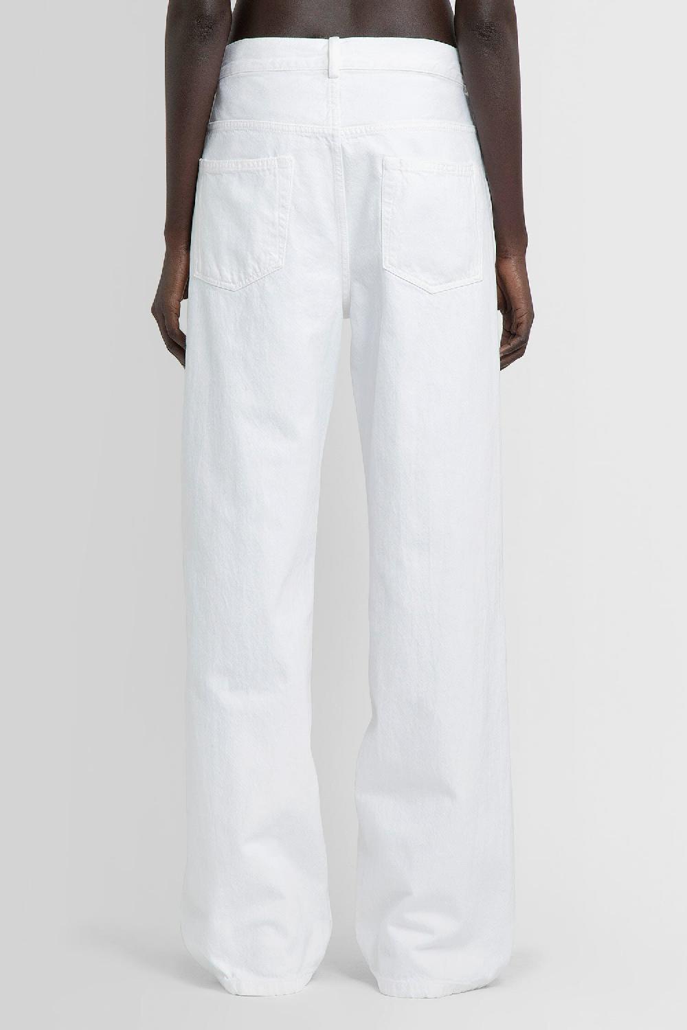 Antonioli ANN DEMEULEMEESTER WOMAN WHITE JEANS Fino al 55% di sconto