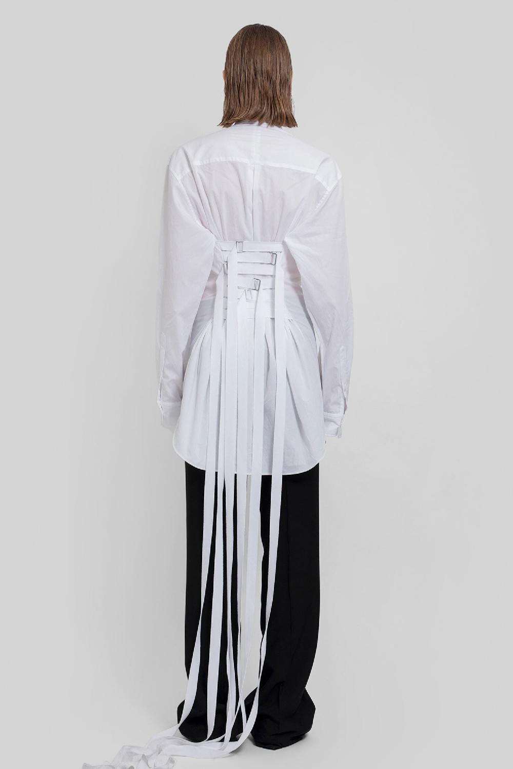 Antonioli ANN DEMEULEMEESTER WOMAN WHITE SHIRTS Super sconto