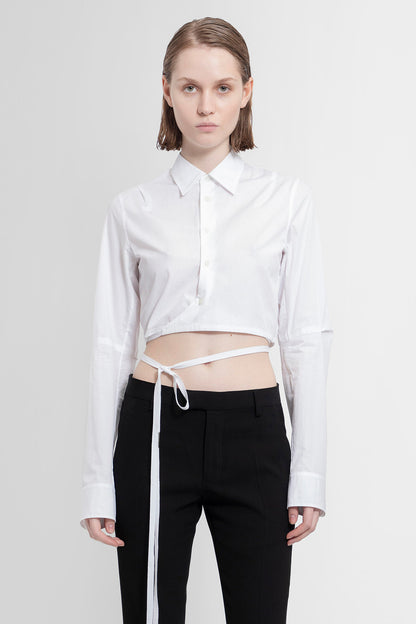 Antonioli ANN DEMEULEMEESTER WOMAN WHITE SHIRTS Enormi sconti