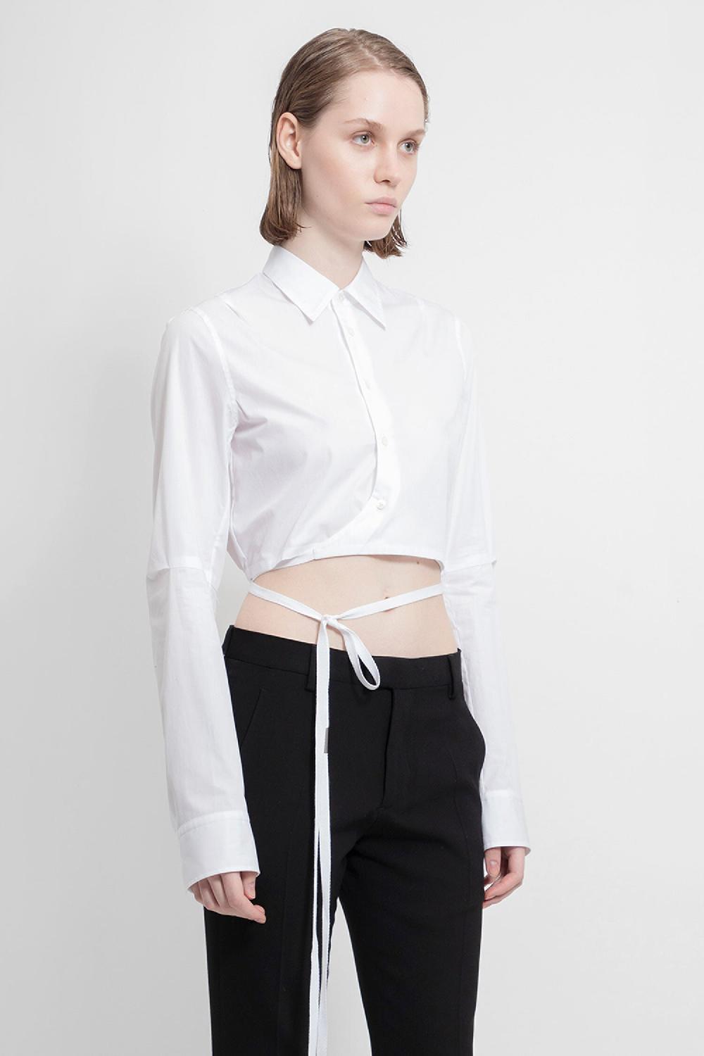 Antonioli ANN DEMEULEMEESTER WOMAN WHITE SHIRTS Enormi sconti
