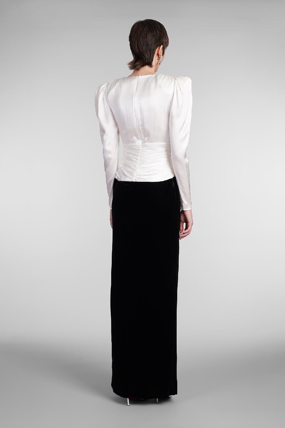 Deliberti Alessandra Rich Abito in seta bianca cod. 403760 - Deliberti The Luxury Shopping Vendita Economica