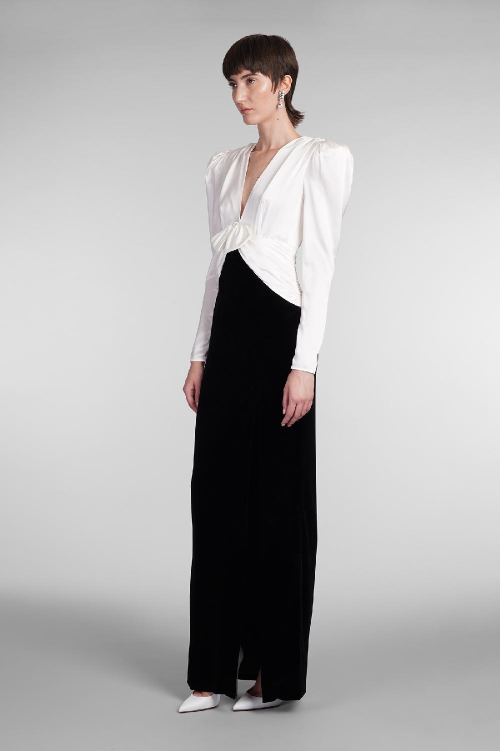 Deliberti Alessandra Rich Abito in seta bianca cod. 403760 - Deliberti The Luxury Shopping Vendita Economica