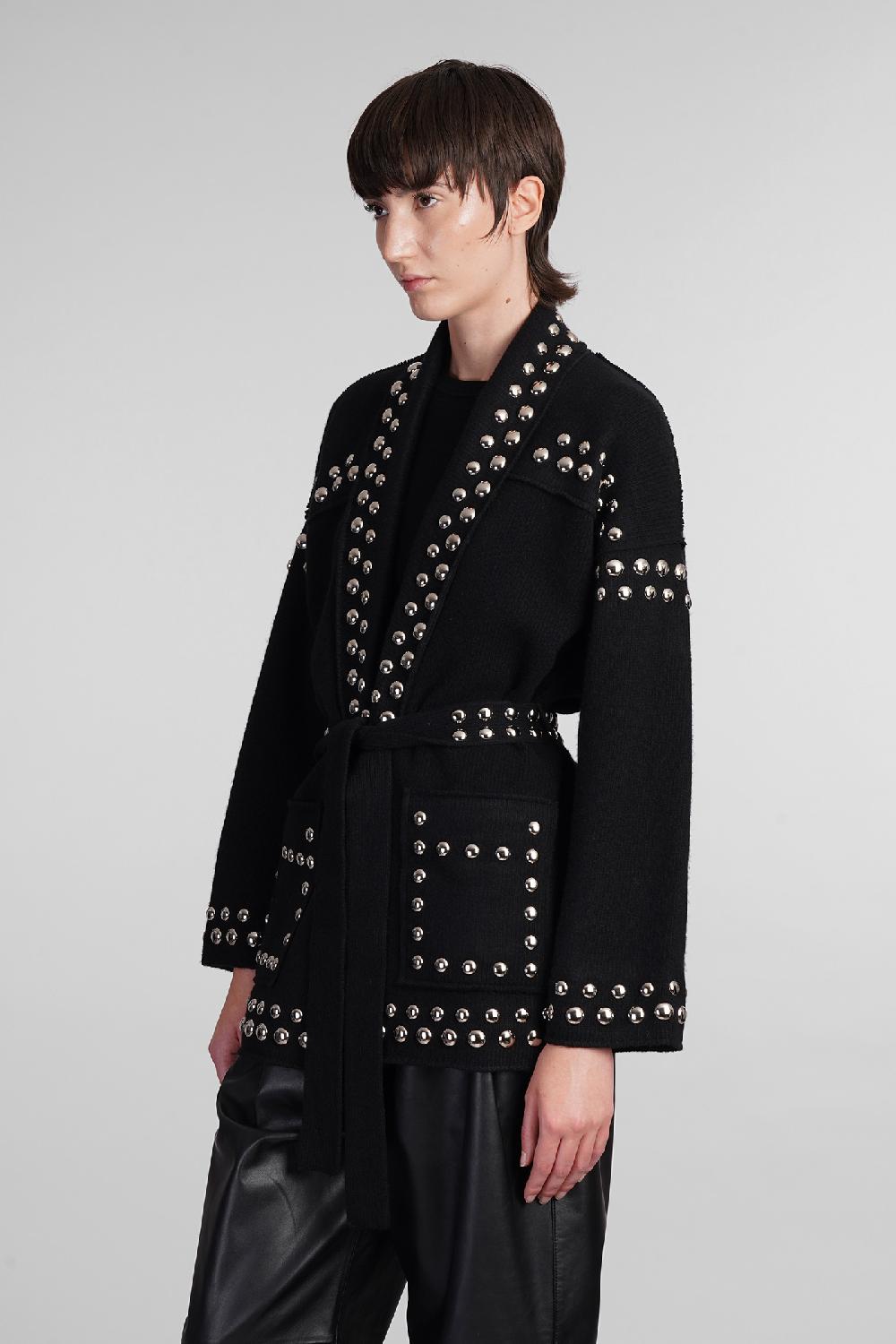 Deliberti Alanui Cardigan in lana nera cod. 409056 - Deliberti The Luxury Shopping Pezzi Unici