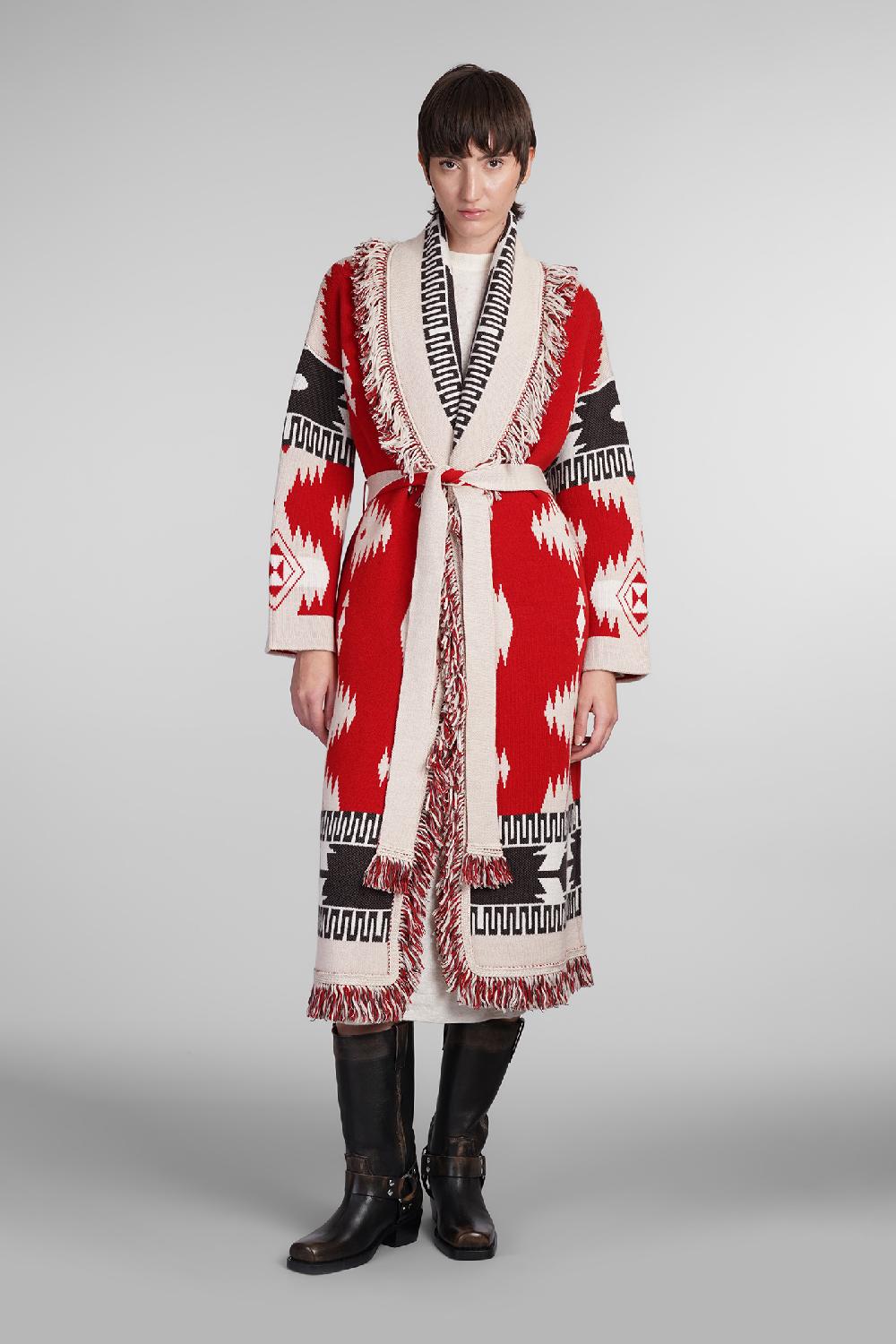 Deliberti Alanui Cappotto in lana rossa cod. 408024 - Deliberti The Luxury Shopping