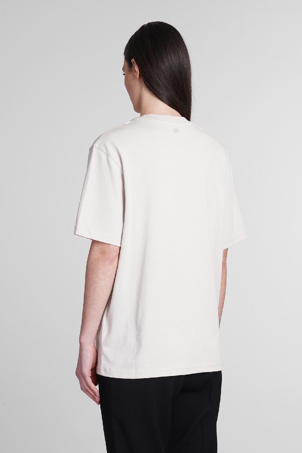 Deliberti Ami Paris T-shirt in cotone grigio cod. 393426 - Deliberti The Luxury Shopping Promozione Limitata