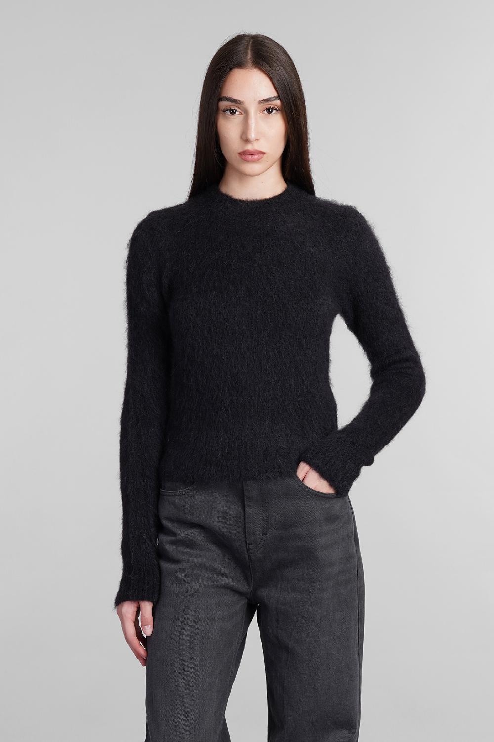 Deliberti Ami Paris Maglia in lana nera cod. 406121 - Deliberti The Luxury Shopping