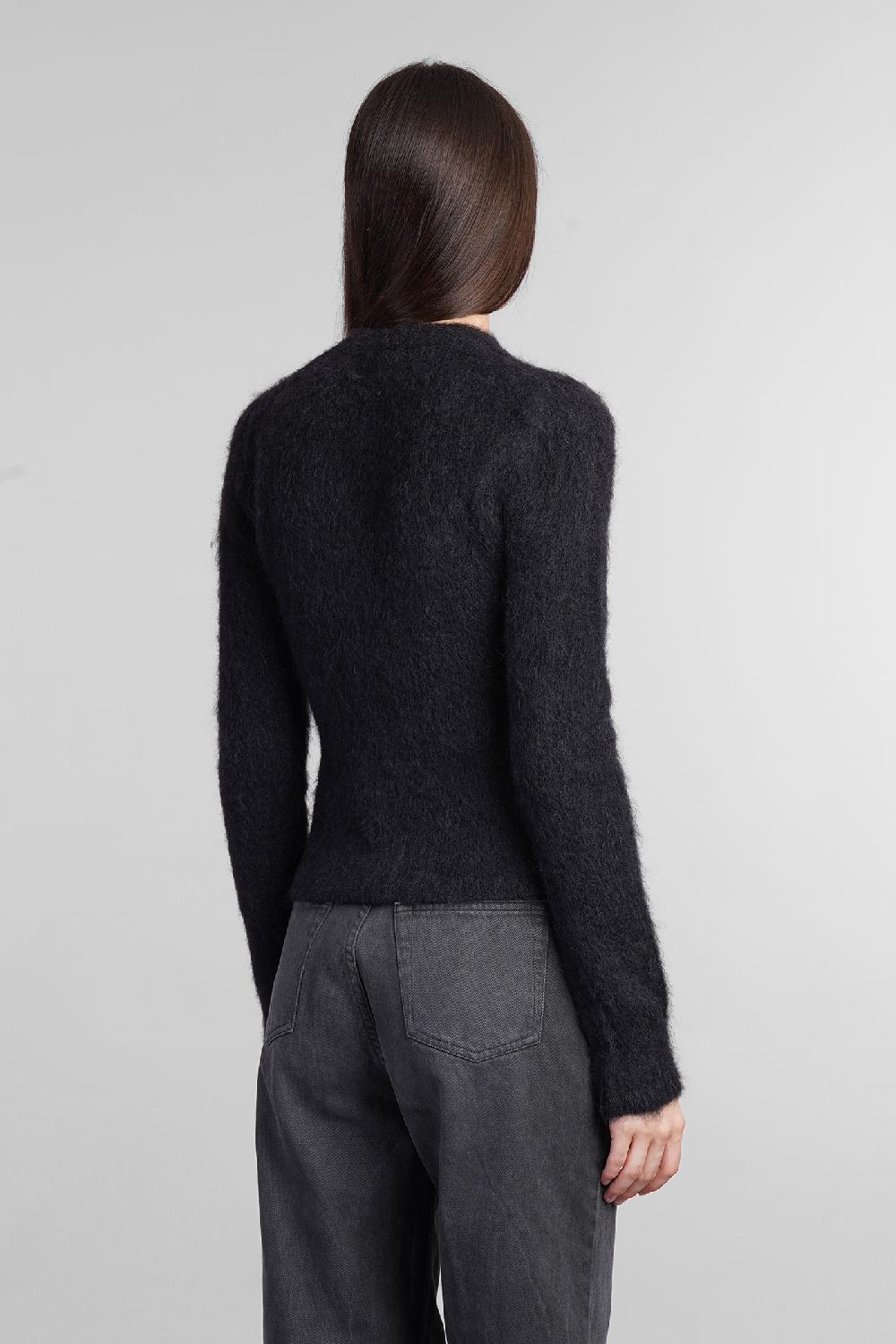 Deliberti Ami Paris Maglia in lana nera cod. 406121 - Deliberti The Luxury Shopping Prezzo Ridotto