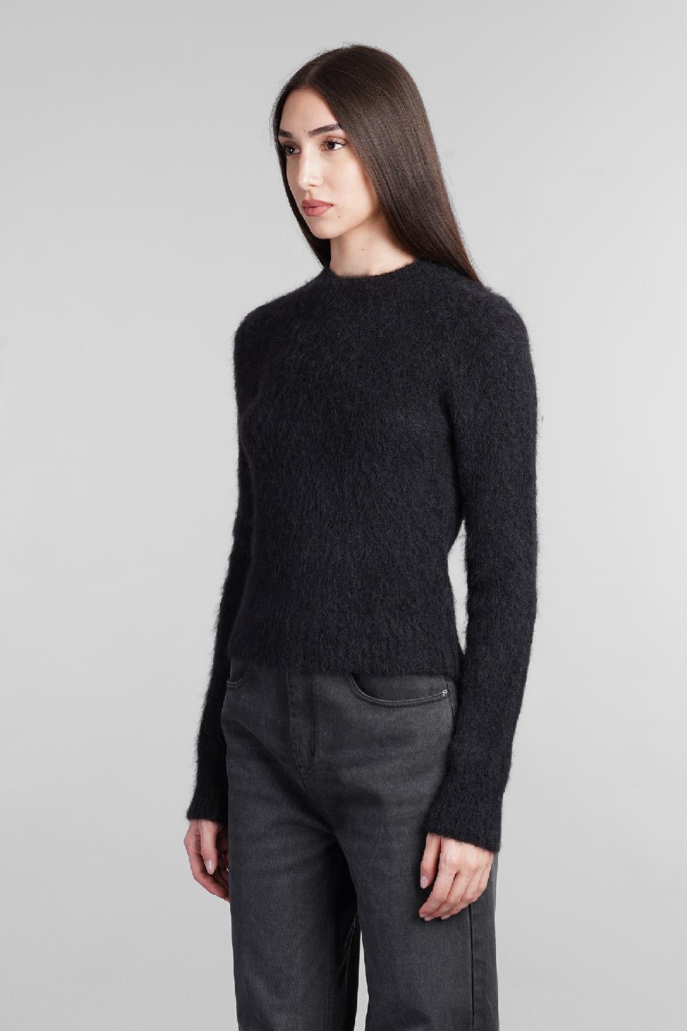 Deliberti Ami Paris Maglia in lana nera cod. 406121 - Deliberti The Luxury Shopping Prezzo Ridotto