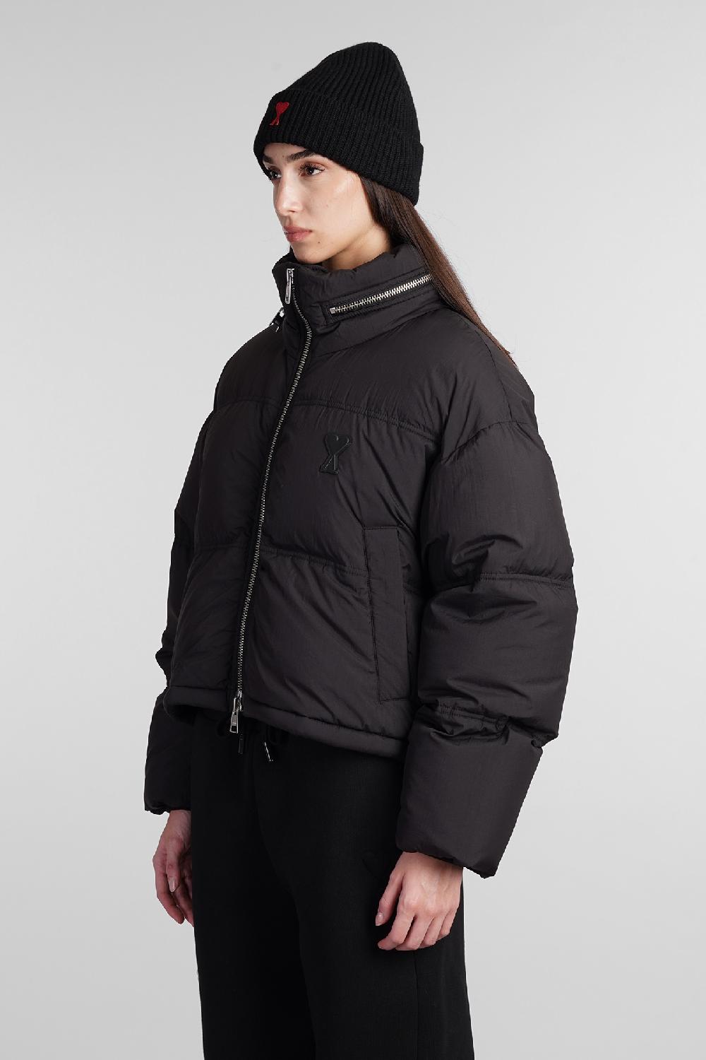 Deliberti Ami Paris Piumino in poliammide nera cod. 406932 - Deliberti The Luxury Shopping Sconto
