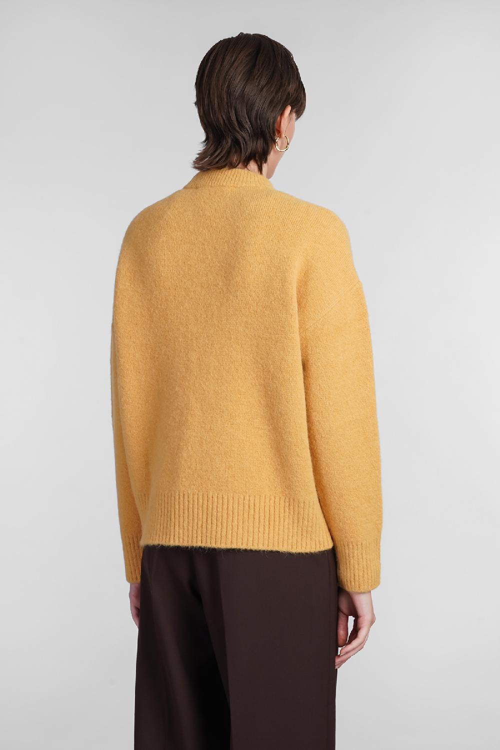 Deliberti Ami Paris Maglia in lana gialla cod. 402082 - Deliberti The Luxury Shopping Comprare a buon mercato