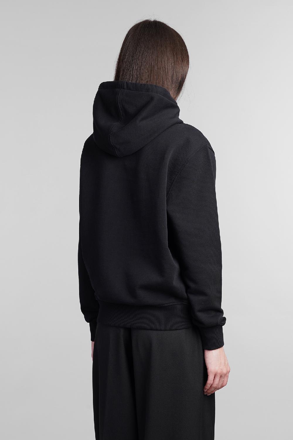 Deliberti Ami Paris Felpa in cotone nero cod. 406118 - Deliberti The Luxury Shopping Nuova