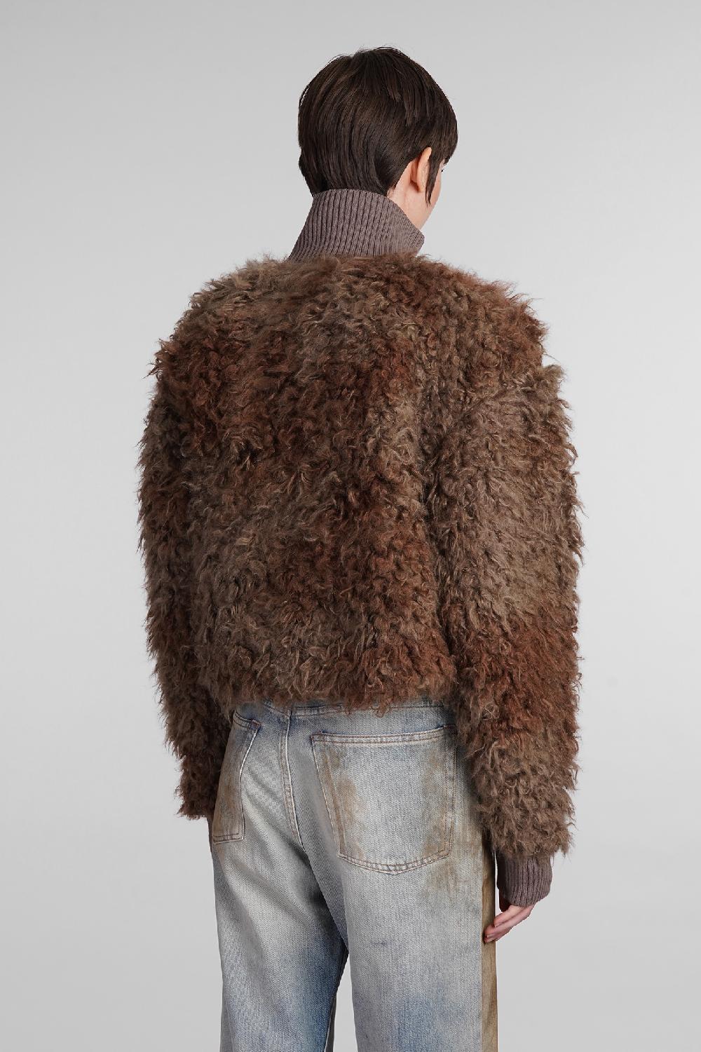 Deliberti Acne Studios Giacca casual in acrilico marrone cod. 406602 - Deliberti The Luxury Shopping Moda