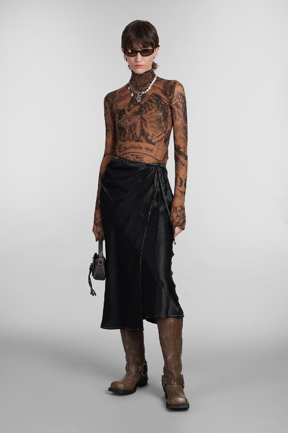 Deliberti Acne Studios Topwear in nylon marrone cod. 402973 - Deliberti The Luxury Shopping Italia