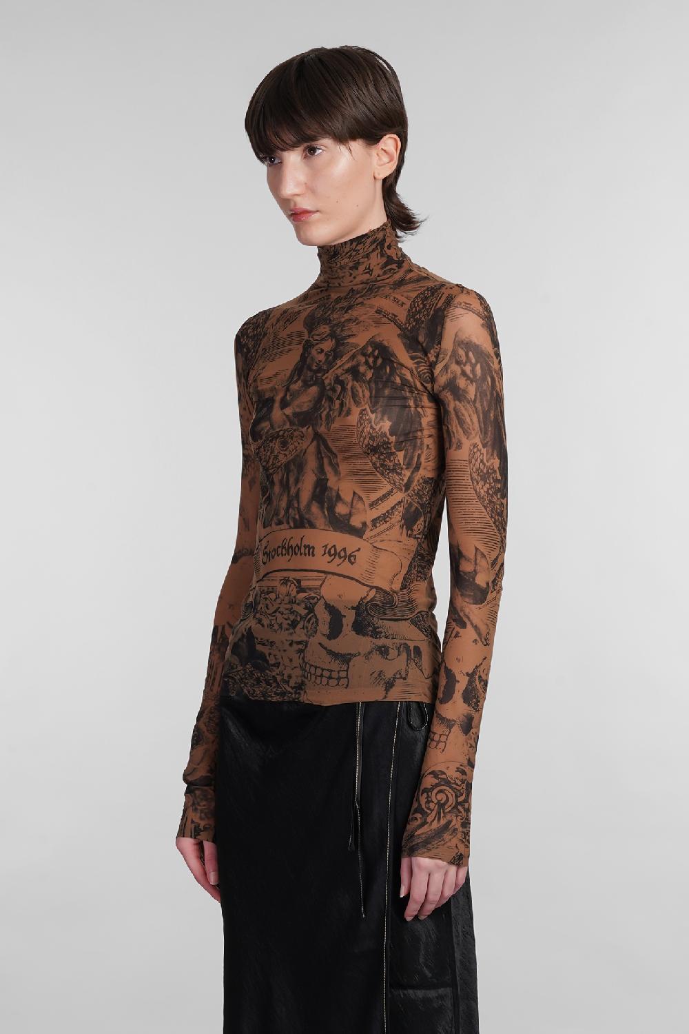 Deliberti Acne Studios Topwear in nylon marrone cod. 402973 - Deliberti The Luxury Shopping Italia