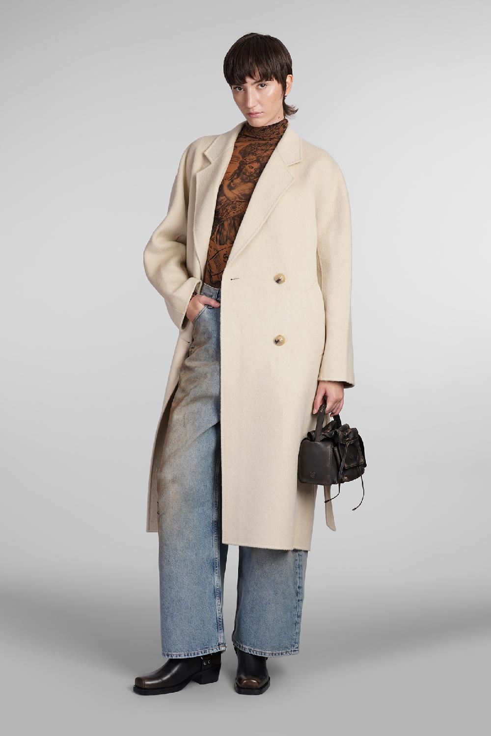 Deliberti Acne Studios Cappotto in lana beige cod. 406710 - Deliberti The Luxury Shopping Vendita