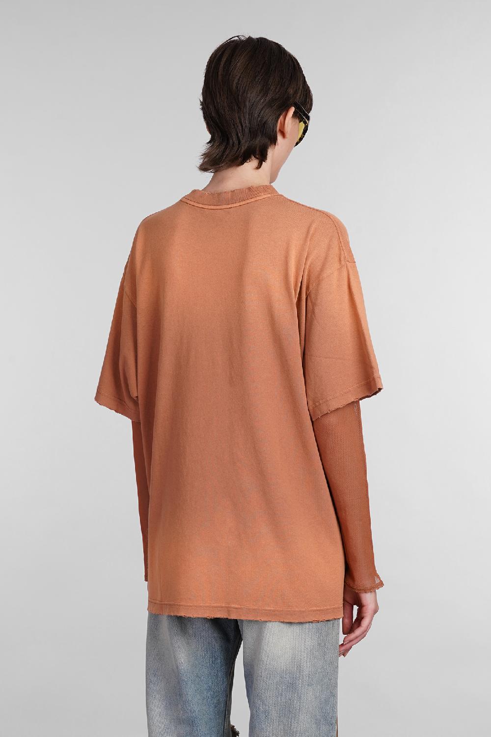 Deliberti Acne Studios T-shirt in cotone arancione cod. 402966 - Deliberti The Luxury Shopping Promozione