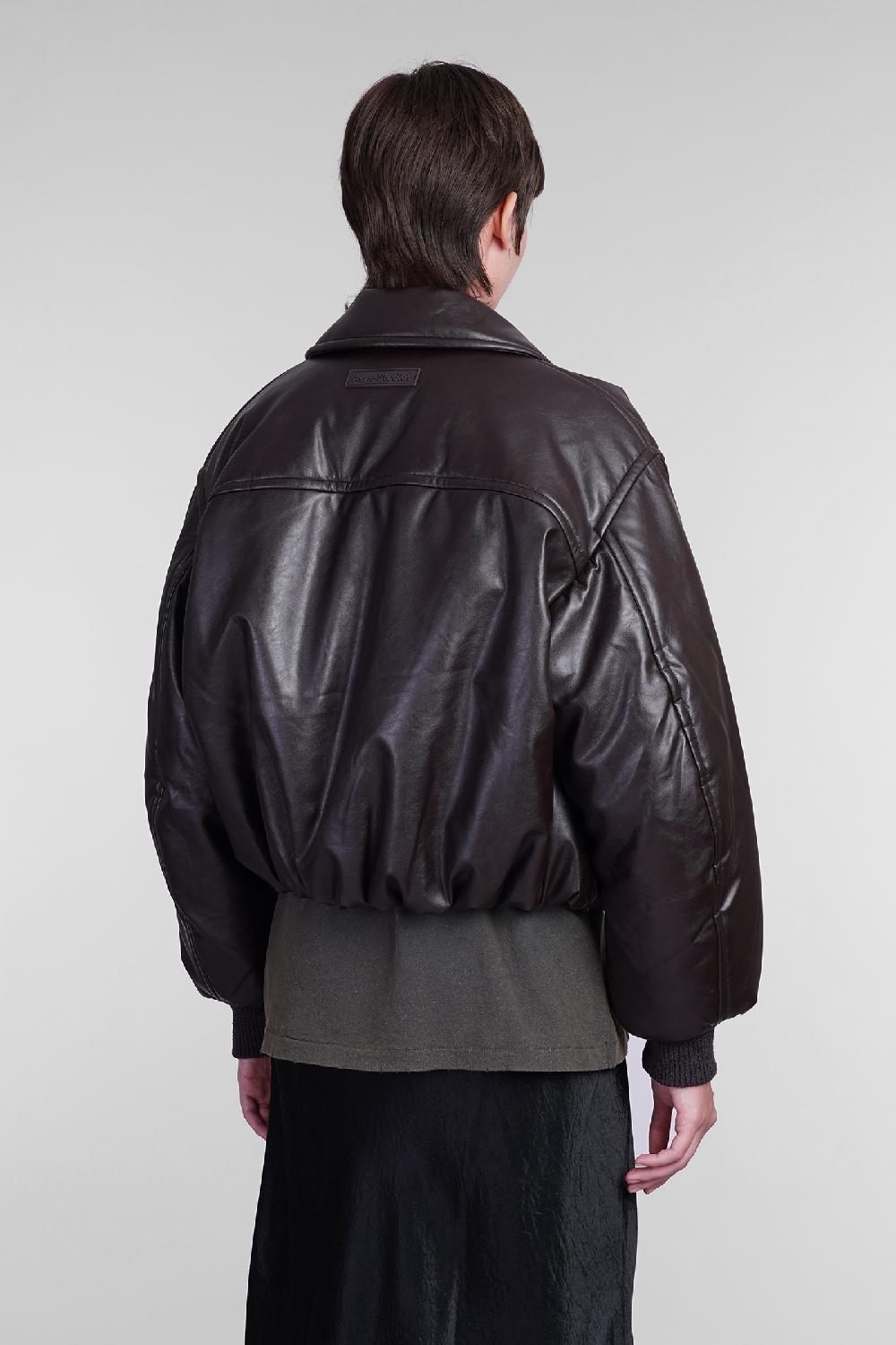 Deliberti Acne Studios Bomber in poliestere marrone cod. 405707 - Deliberti The Luxury Shopping Qualità Garantita