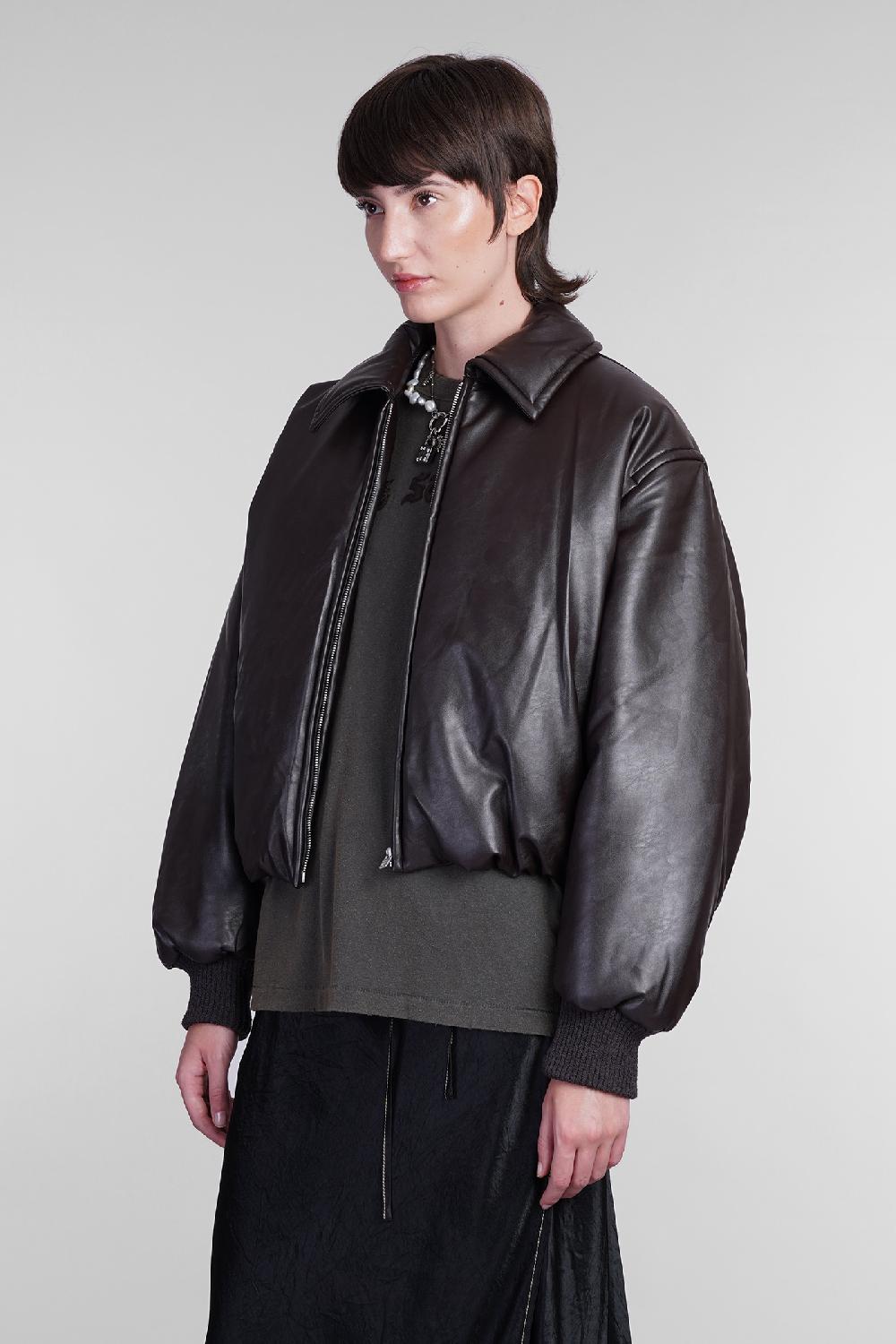 Deliberti Acne Studios Bomber in poliestere marrone cod. 405707 - Deliberti The Luxury Shopping Qualità Garantita