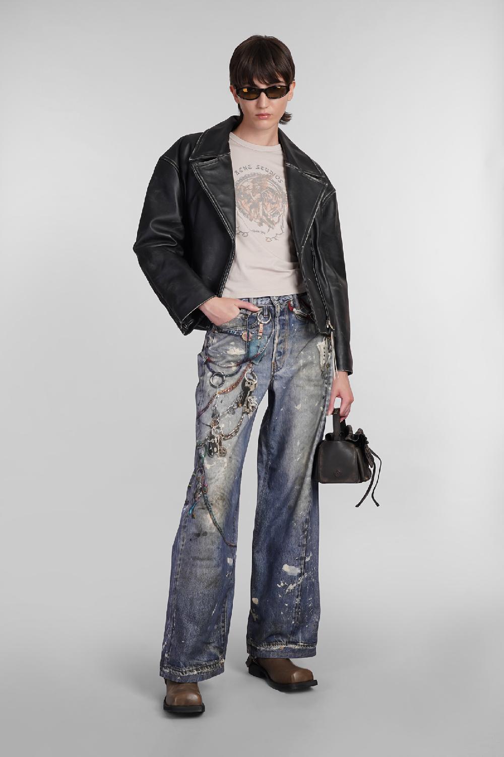 Deliberti Acne Studios Jeans in cotone blu cod. 402976 - Deliberti The Luxury Shopping Negozi Online