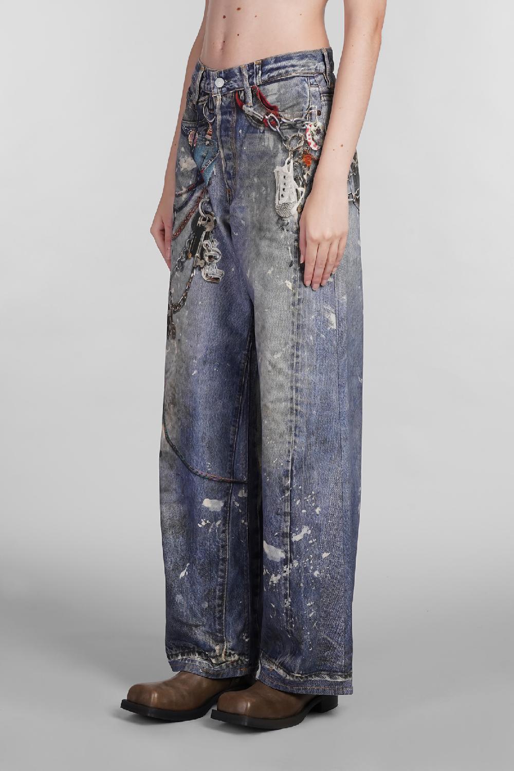 Deliberti Acne Studios Jeans in cotone blu cod. 402976 - Deliberti The Luxury Shopping Negozi Online