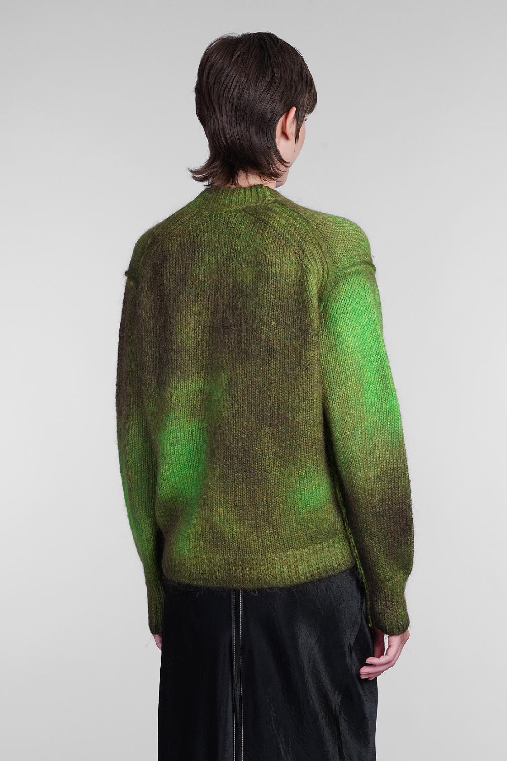 Deliberti Acne Studios Cardigan in lana verde cod. 405706 - Deliberti The Luxury Shopping Promozione Limitata