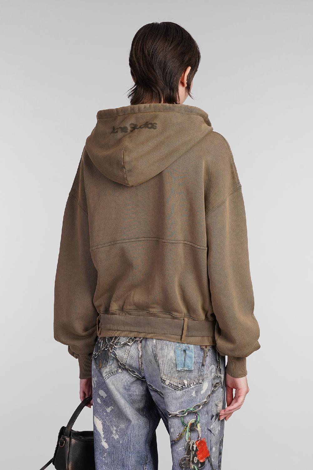 Deliberti Acne Studios Felpa in cotone marrone cod. 403406 - Deliberti The Luxury Shopping Shopping Online