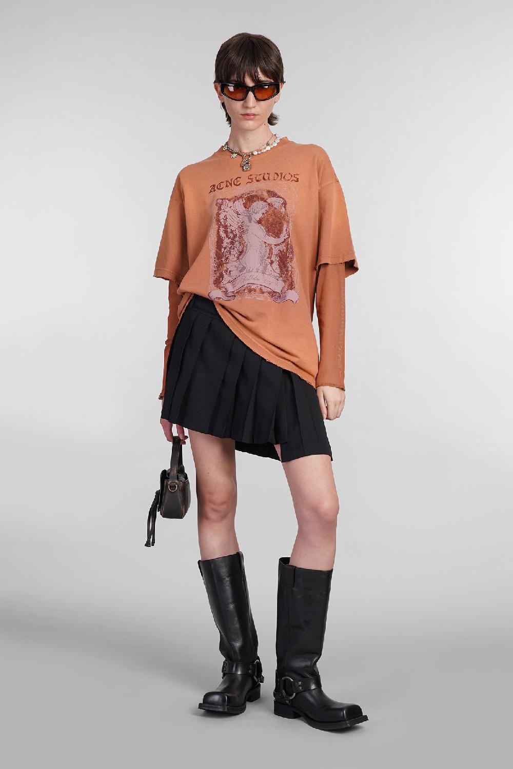 Deliberti Acne Studios Gonna in poliestere nero cod. 402642 - Deliberti The Luxury Shopping Sottocosto