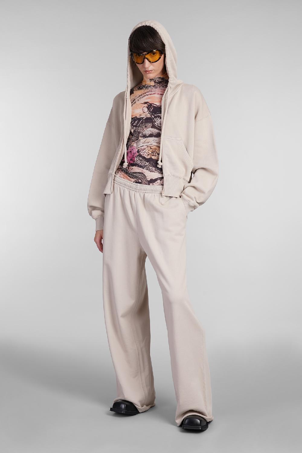 Deliberti Acne Studios Felpa in cotone beige cod. 402974 - Deliberti The Luxury Shopping Presa