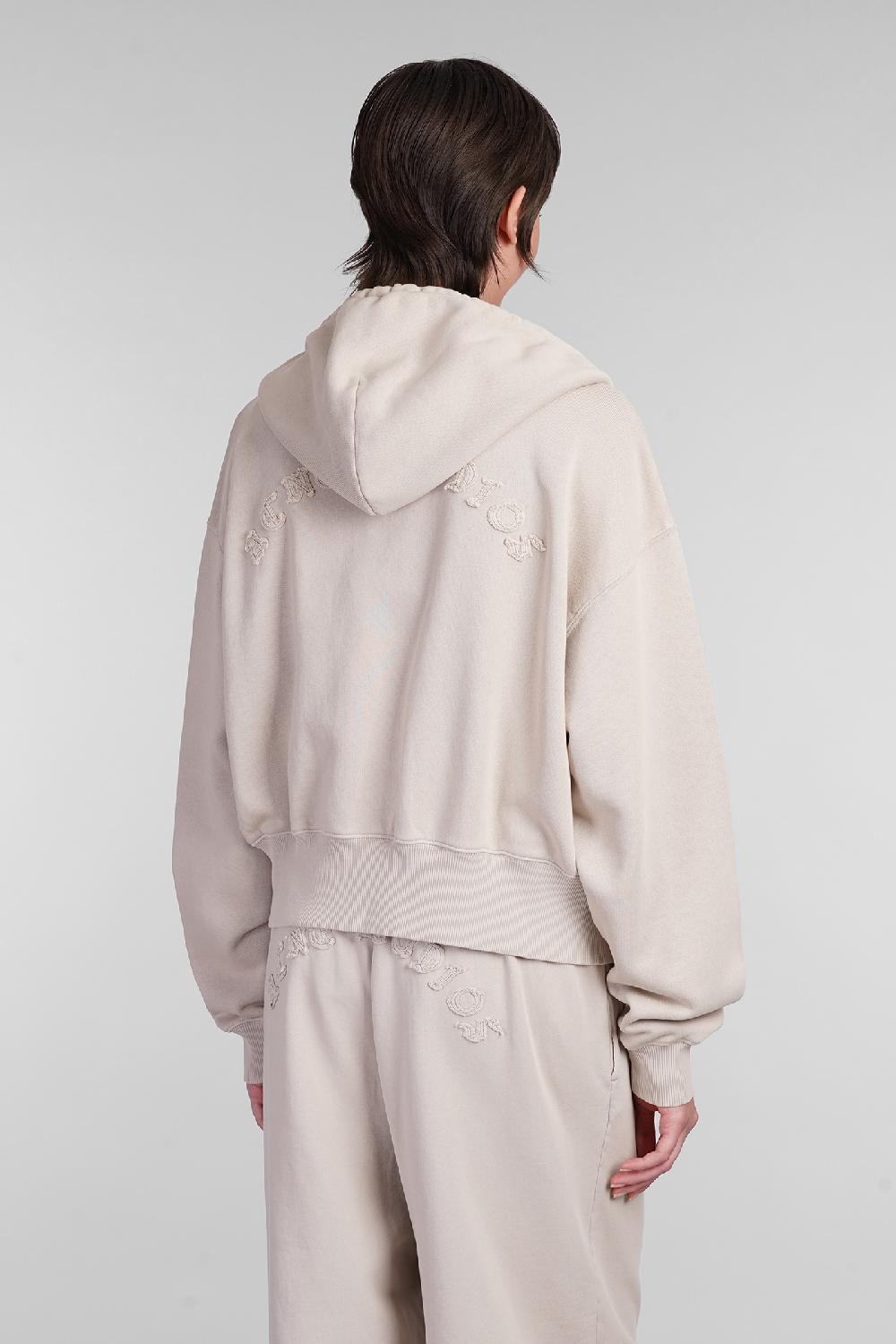 Deliberti Acne Studios Felpa in cotone beige cod. 402974 - Deliberti The Luxury Shopping Presa
