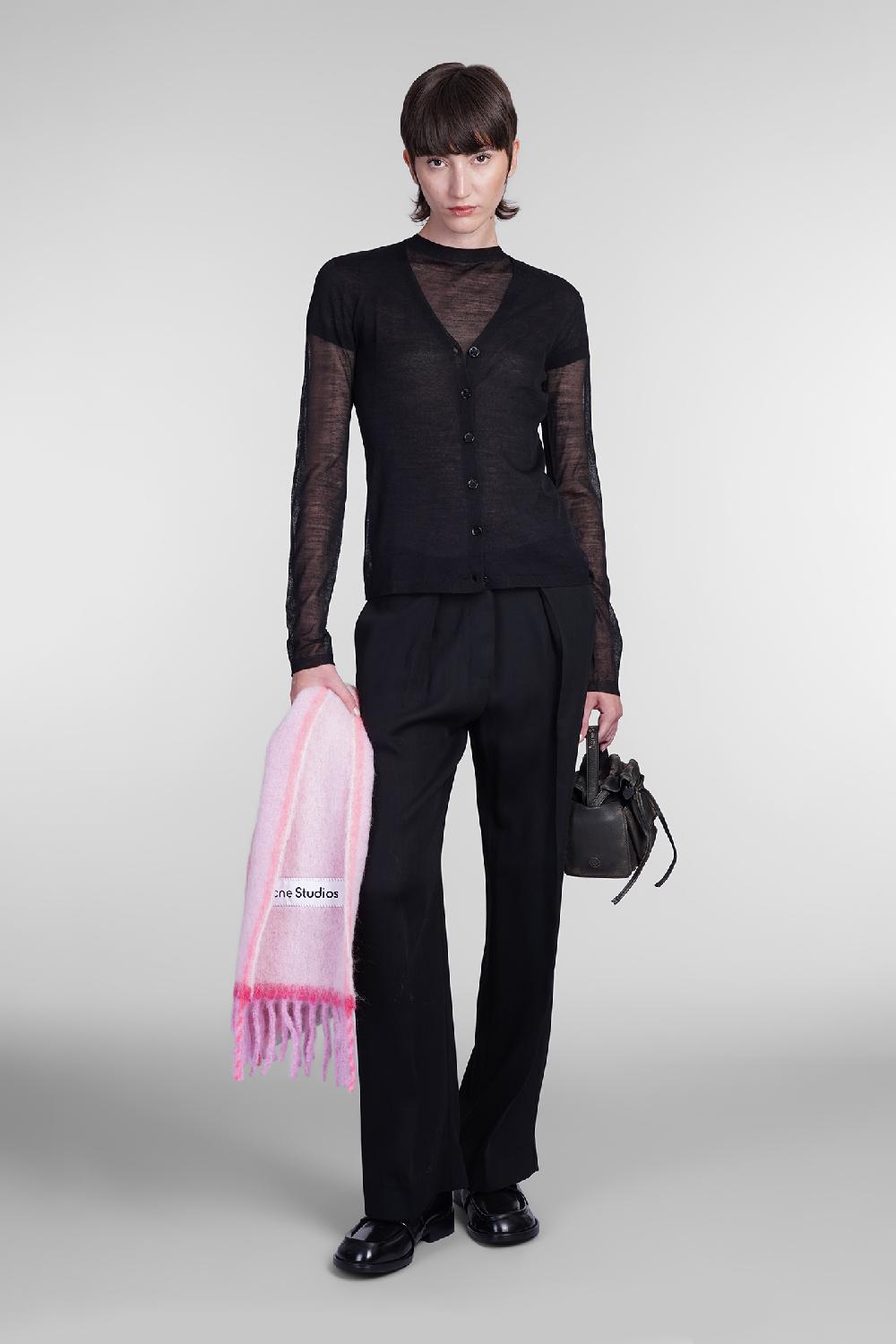 Deliberti Acne Studios T-shirt in lana nera cod. 406151 - Deliberti The Luxury Shopping Offerta