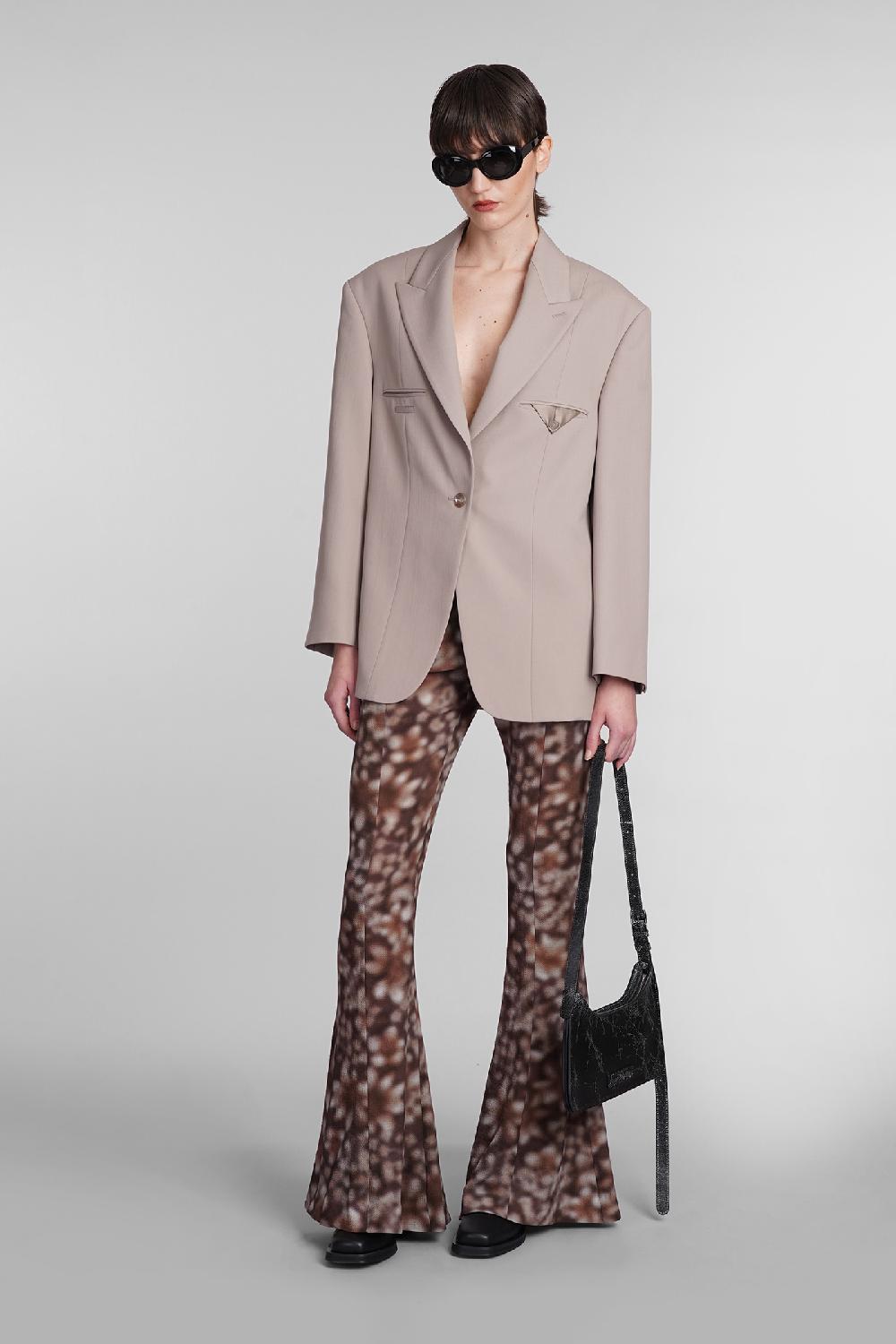 Deliberti Acne Studios Pantalone in poliestere marrone cod. 395334 - Deliberti The Luxury Shopping Outlet