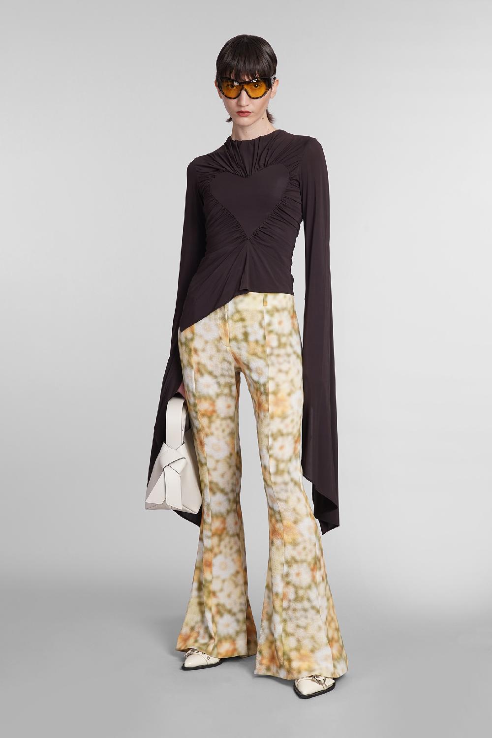 Deliberti Acne Studios Maglia in viscosa marrone cod. 395337 - Deliberti The Luxury Shopping In Vendita
