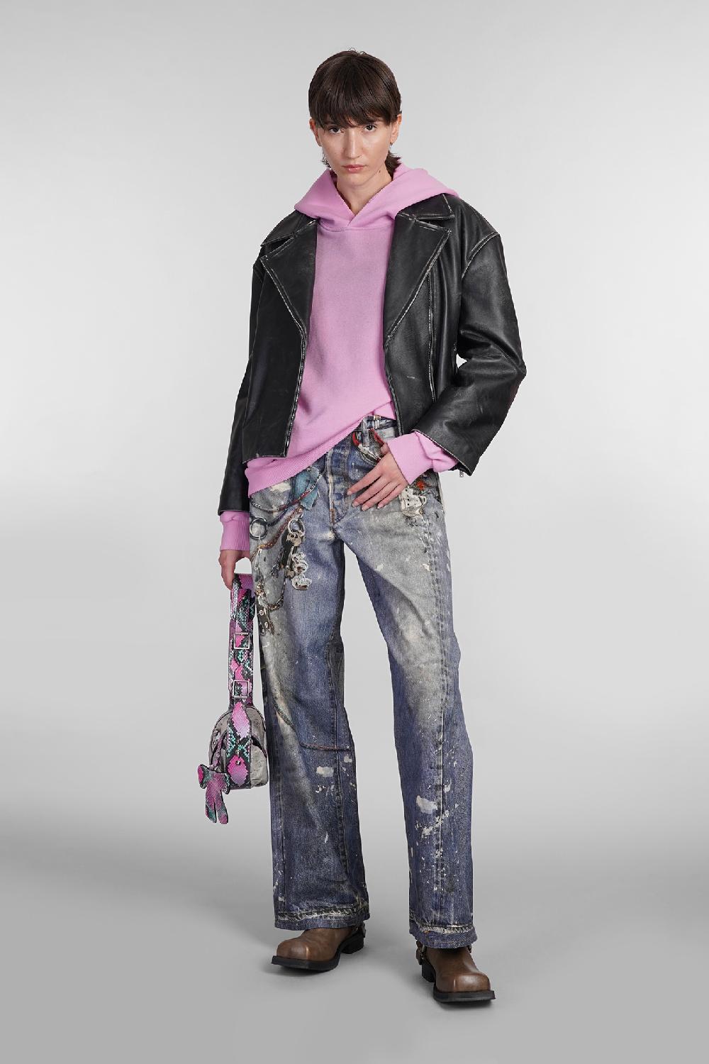 Deliberti Acne Studios Felpa in cotone rosa cod. 402631 - Deliberti The Luxury Shopping Saldi