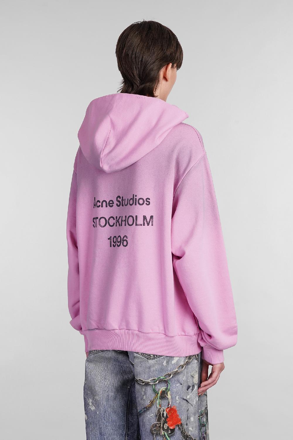 Deliberti Acne Studios Felpa in cotone rosa cod. 402631 - Deliberti The Luxury Shopping Saldi