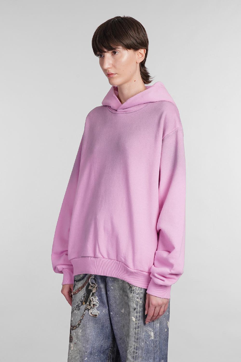 Deliberti Acne Studios Felpa in cotone rosa cod. 402631 - Deliberti The Luxury Shopping Saldi