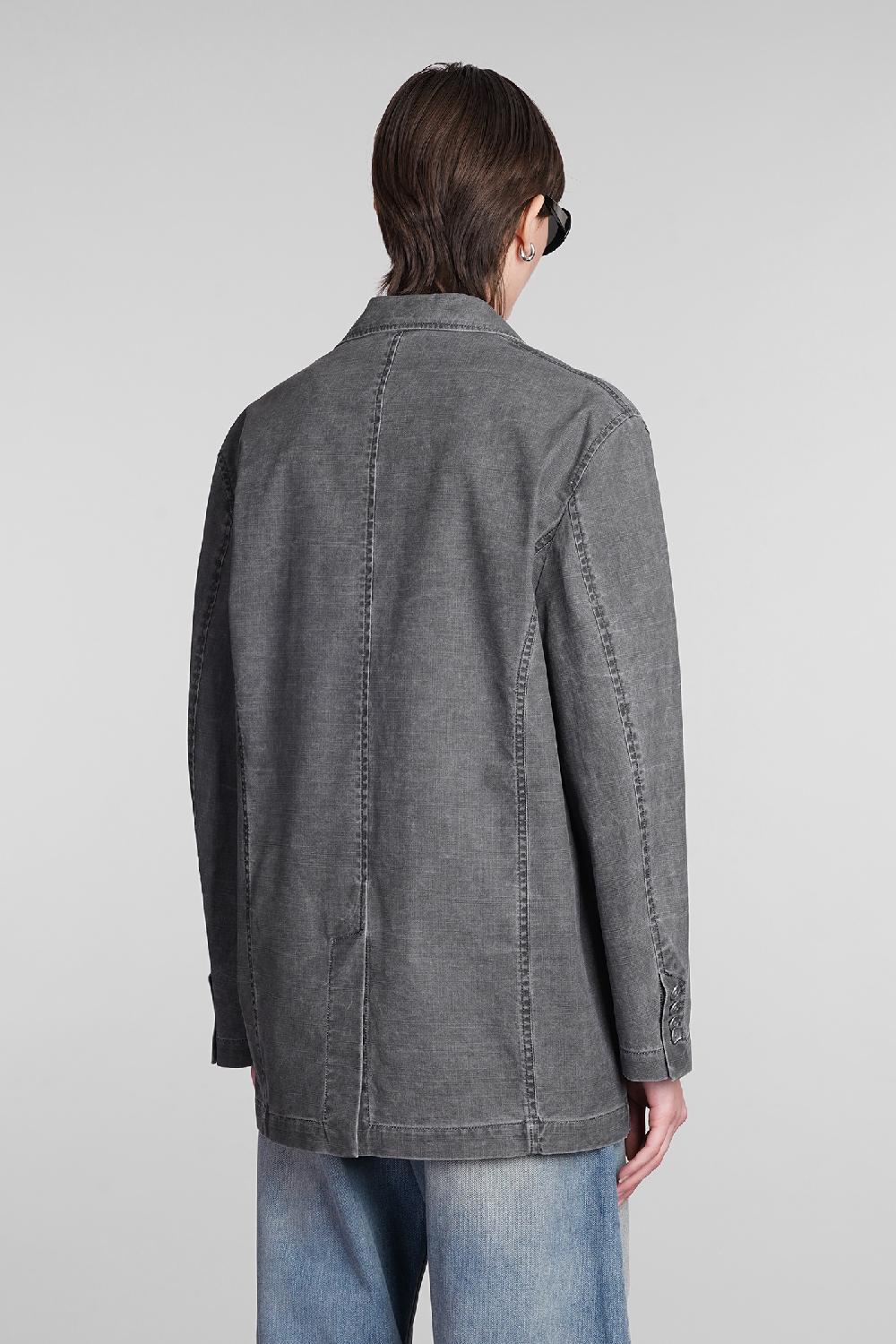 Deliberti Acne Studios Blazer in cotone grigio cod. 393872 - Deliberti The Luxury Shopping Promozione temporanea