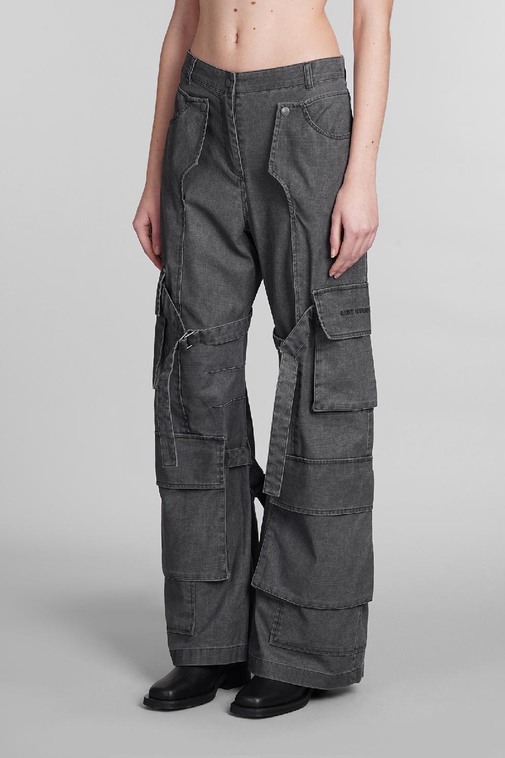 Deliberti Acne Studios Pantalone in cotone grigio cod. 395336 - Deliberti The Luxury Shopping I Più Venduti