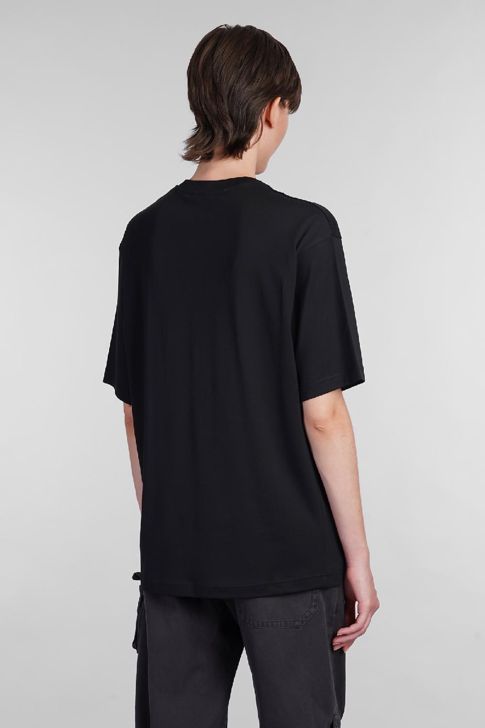 Deliberti Acne Studios T-shirt in cotone nero cod. 402431 - Deliberti The Luxury Shopping Moda